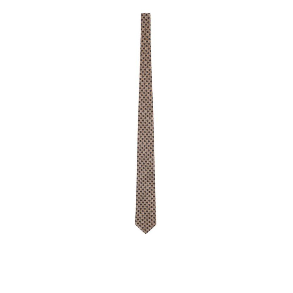 Lardini Men Micro-Patterned Silk Tie